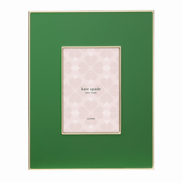 Lenox Kate Spade Make It Pop 4X6 Frame Green, GREEN METAL 894698