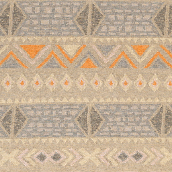 Surya Nomad Handmade Wool Flatweave Runner Rug Global Pattern for Hallway or Entryway NOD104-268