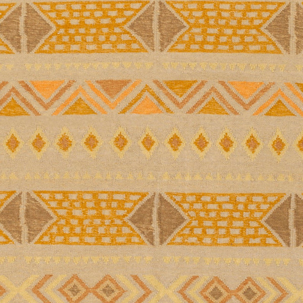 Surya Nomad Nod-108 5' X 8' Handmade Wool Rug – Elegant Global Design For Timeless Home Decor Charm Tan Wool Nod108-58