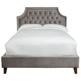 Parker House Parker Living Sleep Jasmine - Flannel Queen Bed Flannel Grey 100% Polyester (W) BJAS#8000-2-FLN