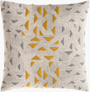 Livabliss Shannon Woven Cotton Accent Pillow Cover Modern Textured Square Sofa Bedroom Layer NON001-1818