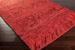 Surya Norway 2' X 3' Handmade Wool Rug – Elegant Global-inspired Design For Eclectic Home Decor Charm! Pink Wool Nor3707-913