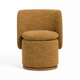 VIG Furniture Divani Casa Norris - Modern Mustard Fabric Swivel Dining Chair VGKK-KF.Y2138-MUS