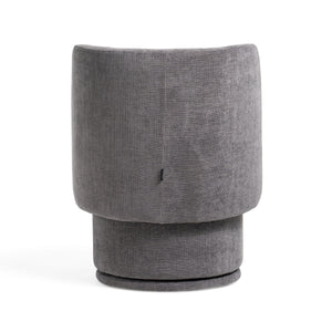 VIG Furniture Divani Casa Norris - Modern Dark Grey Fabric Swivel Dining Chair VGKK-KF.Y2138-DGRY