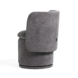 VIG Furniture Divani Casa Norris - Modern Dark Grey Fabric Swivel Dining Chair VGKK-KF.Y2138-DGRY