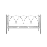 Homelegance By Top-Line Berkley Antique White Arched Metal Daybed White Metal