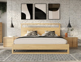 VIG Furniture Nova Domus Berlin - Modern Natural Oak Bed VGMA-BR-92-BED-NAT