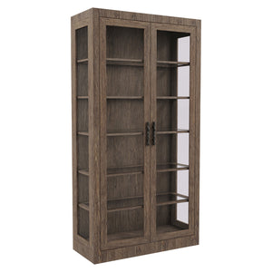 Bernhardt Bernhardt Casa Paros Display Cabinet With Playa Finish, Tempered Glass Shelves & Soft Touch Lighting 317814