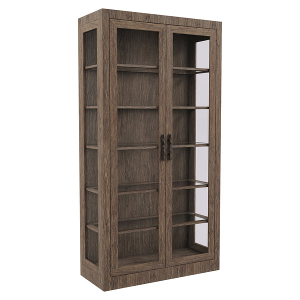 Bernhardt Bernhardt Casa Paros Display Cabinet With Playa Finish, Tempered Glass Shelves & Soft Touch Lighting 317814