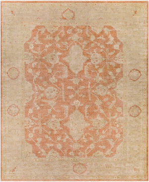 Surya Normandy 10' X 14' Handmade Wool Rug - Elegant, Timeless Design With Fringe For Any Room Decor Beige Wool Noy8000-810