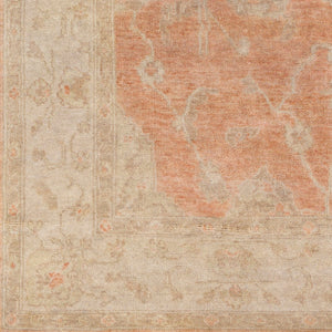 Surya Normandy 10' X 14' Handmade Wool Rug - Elegant, Timeless Design With Fringe For Any Room Decor Beige Wool Noy8000-23