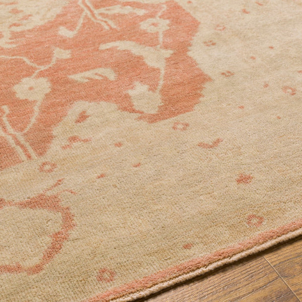 Surya Normandy 10' X 14' Handmade Wool Rug - Elegant, Timeless Design With Fringe For Any Room Decor Beige Wool Noy8000-23