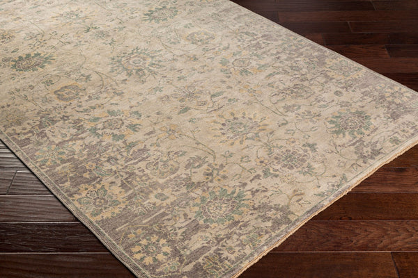 Surya Normandy 10' X 14' Handmade Wool Rug - Elegant, Timeless Design With Fringe For Any Room Decor Wheat Wool Noy8006-23