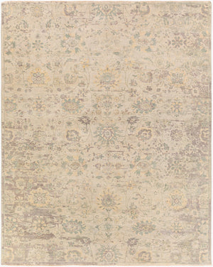 Surya Normandy 10' X 14' Handmade Wool Rug - Elegant, Timeless Design With Fringe For Any Room Decor Wheat Wool Noy8006-810