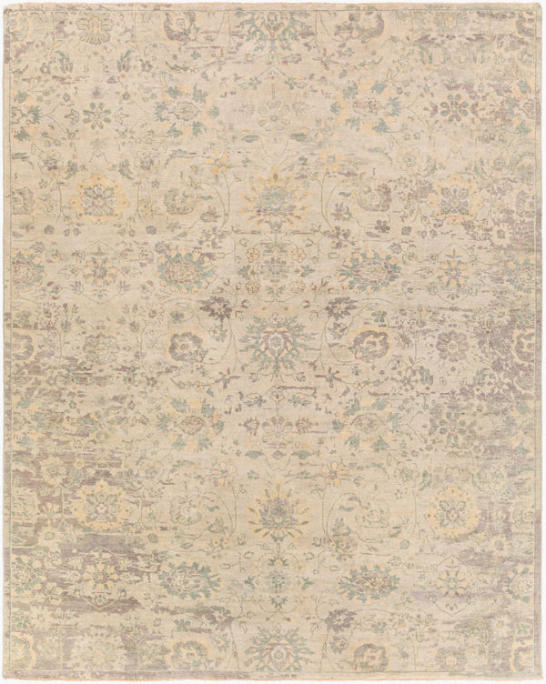 Surya Normandy 10' X 14' Handmade Wool Rug - Elegant, Timeless Design With Fringe For Any Room Decor Wheat Wool Noy8006-810