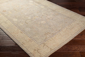 Normandy NOY-8012 8' x 10' Handmade Rug NOY8012-810  Gray, Medium Gray, Beige, Slate, Dark Brown, Wheat Surya