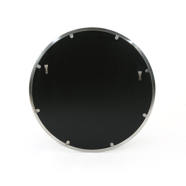 English Elm Christopher Knight Home® - MIRROR Aschton 31.5" Round Wall Vanity Mirror with Slim Stainless Steel Frame for Modern Baths 62125.00