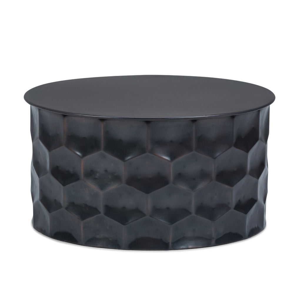 English Elm Whitney - Handcrafted Metal Storage Coffee Table In Antique Bronze - Stylish, Practical & Unique Design B136P158976-GIGA