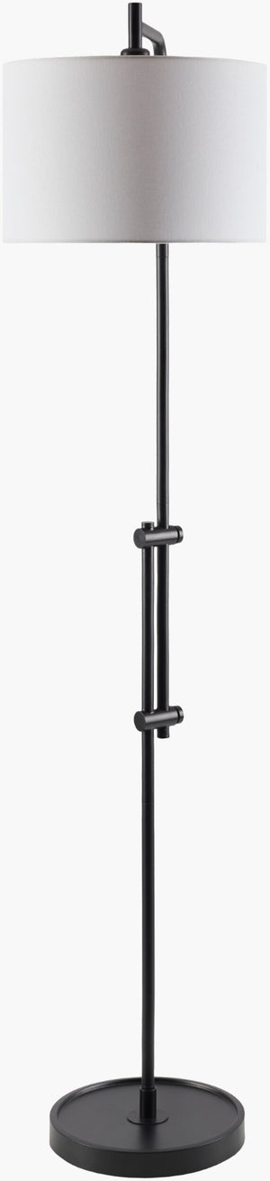 Livabliss Naiper Tall Iron Task Floor Lamp with Linen Shade for Reading Nooks and Living Rooms NPE-001