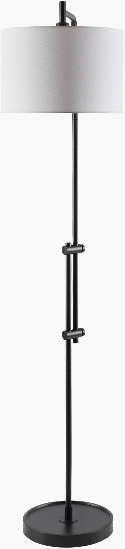 Livabliss Naiper Tall Iron Task Floor Lamp with Linen Shade for Reading Nooks and Living Rooms NPE-001
