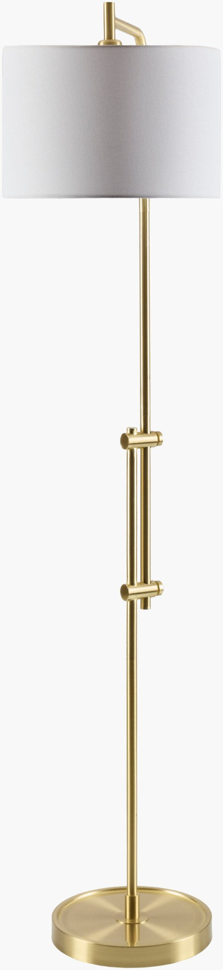 Livabliss Naiper Iron Task Floor Lamp with Linen Shade for Reading Nooks and Living Rooms NPE-002