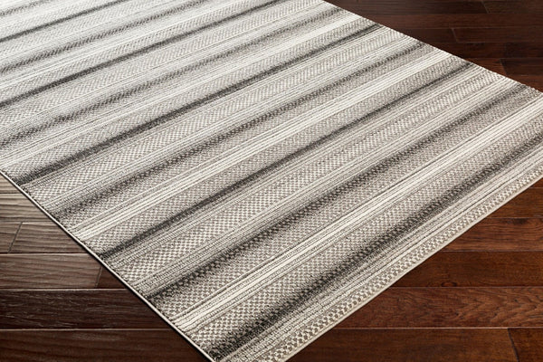 Livabliss Nepali Geometric Machine Woven Polypropylene Rug for Entryways and High Traffic Rooms Cream, Gray 8'10" x 12'4" NPI2304-93123