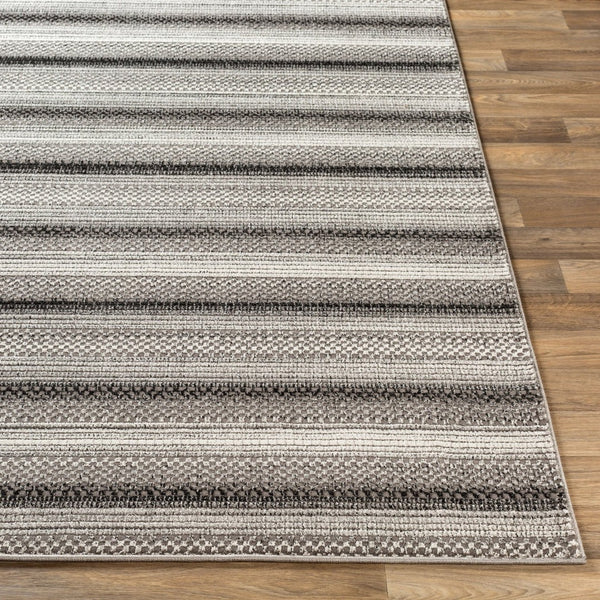 Livabliss Nepali Geometric Machine Woven Polypropylene Rug for Entryways and High Traffic Rooms Cream, Gray 8'10" x 12'4" NPI2304-93123
