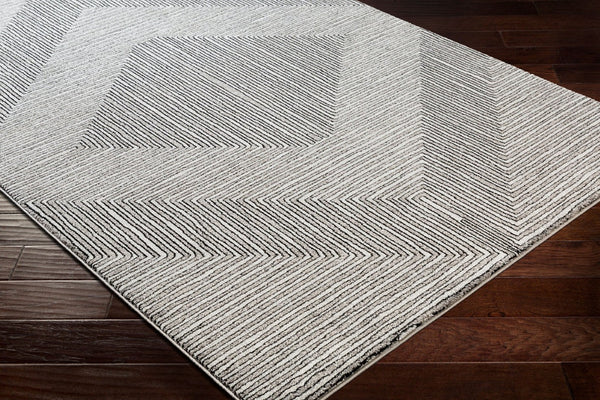 Livabliss Nepali Geometric Neutral Machine Woven Polypropylene Accent Rug for Entryway or Bedroom NPI2316-23