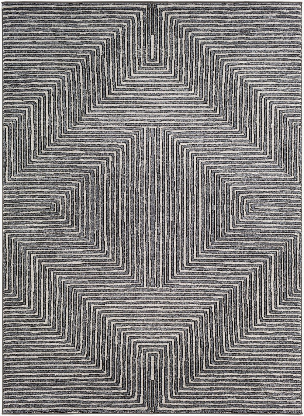 Livabliss Nepali Geometric Machine Woven Polypropylene Accent Rug for Entryways and Bedrooms NPI2317-23