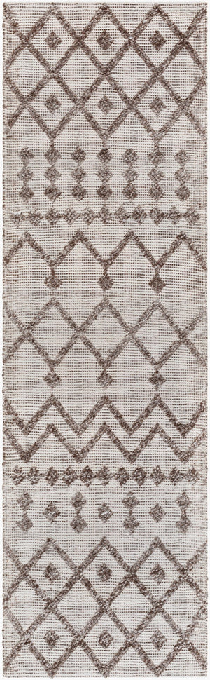 Surya Napoli Handmade 2' X 3' Bohemian Rug | Eco-friendly, Cozy & Unique Global Style For Your Home Decor Off,White Recycled Pet Yarn Npo2300-268