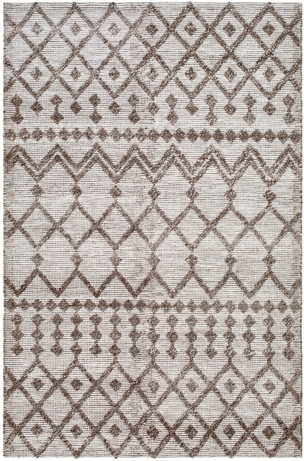 Napoli NPO-2300 9' x 12' Handmade Rug NPO2300-912  Off-White, Brown, Tan Surya