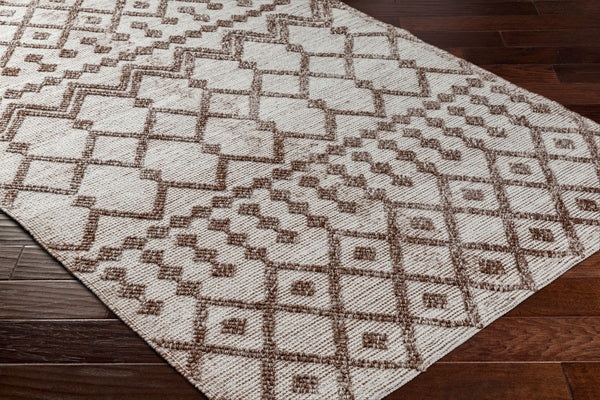 Surya Napoli Handmade 2' X 3' Bohemian Rug | Eco-friendly, Cozy & Unique Global Style For Your Home Decor Off,White Recycled Pet Yarn Npo2300-268