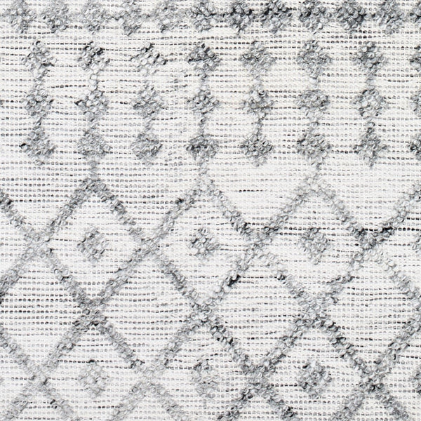 Surya Napoli Handmade 2' X 3' Bohemian Rug | Eco-friendly, Cozy & Unique Global Style For Your Home Decor White Recycled Pet Yarn Npo2301-23