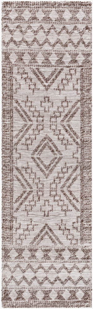 Surya Napoli Handmade 2' X 3' Bohemian Rug | Eco-friendly, Cozy & Unique Global Style For Your Home Decor Beige Recycled Pet Yarn Npo2303-268
