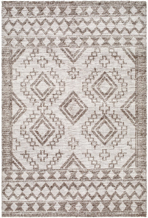 Surya Napoli Handmade 2' X 3' Bohemian Rug | Eco-friendly, Cozy & Unique Global Style For Your Home Decor Beige Recycled Pet Yarn Npo2303-23