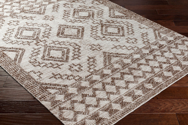 Surya Napoli Handmade 2' X 3' Bohemian Rug | Eco-friendly, Cozy & Unique Global Style For Your Home Decor Beige Recycled Pet Yarn Npo2303-23