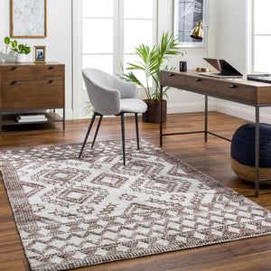 Surya Napoli Handmade 2' X 3' Bohemian Rug | Eco-friendly, Cozy & Unique Global Style For Your Home Decor Beige Recycled Pet Yarn Npo2303-23