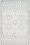 Napoli NPO-2306 9' x 12' Handmade Rug NPO2306-912  White, Light Slate, Black Surya