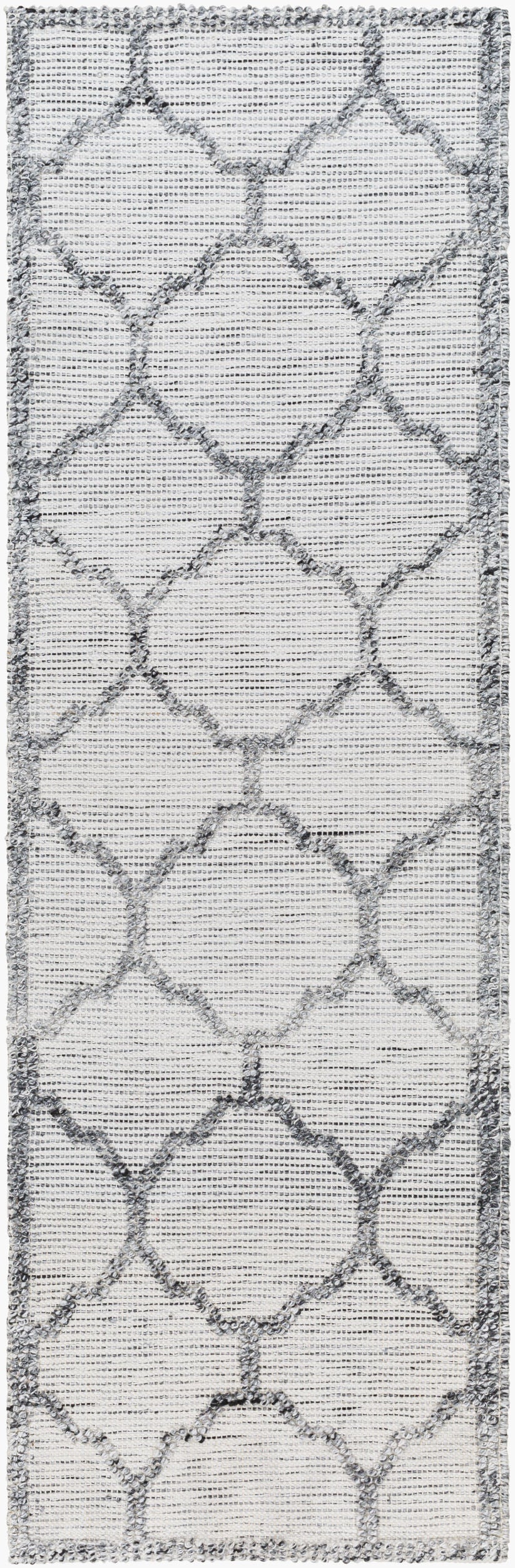 Surya Napoli Handmade 2' X 3' Bohemian Rug | Eco-friendly, Cozy & Unique Global Style For Your Home Decor Ivory Recycled Pet Yarn Npo2307-268