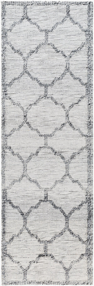Surya Napoli Handmade 2' X 3' Bohemian Rug | Eco-friendly, Cozy & Unique Global Style For Your Home Decor Ivory Recycled Pet Yarn Npo2307-268