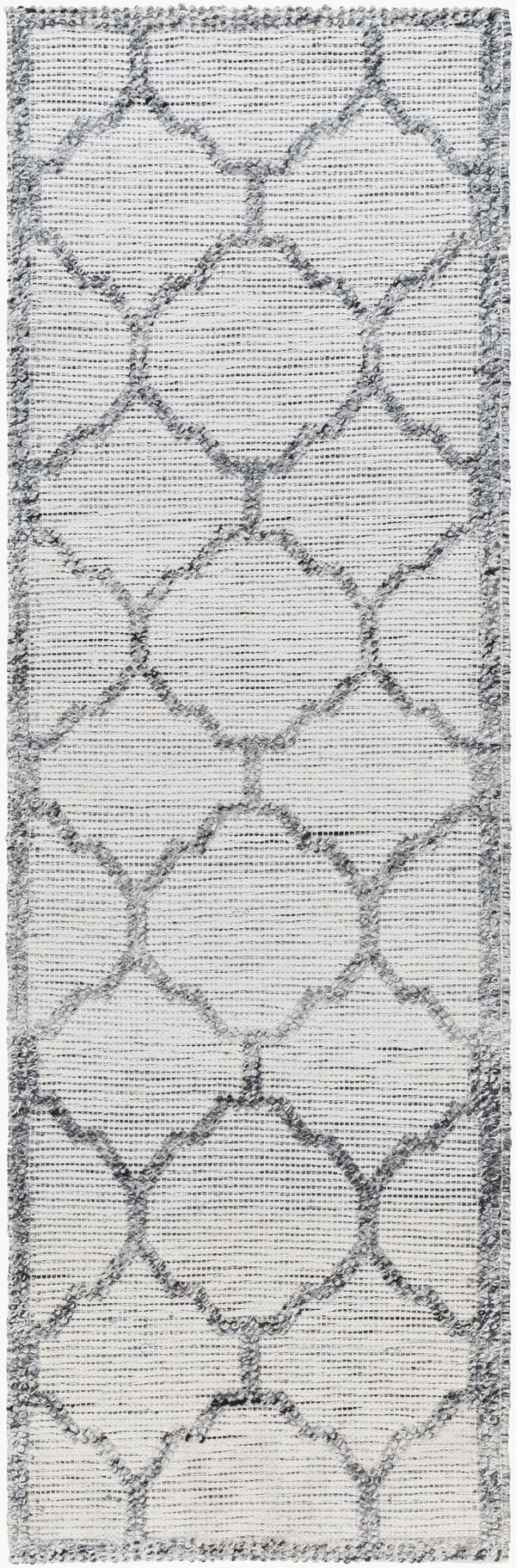 Surya Napoli Handmade 2' X 3' Bohemian Rug | Eco-friendly, Cozy & Unique Global Style For Your Home Decor Ivory Recycled Pet Yarn Npo2307-268