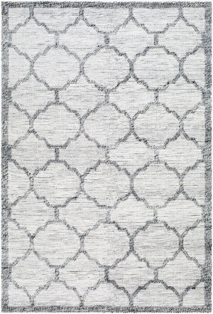 Surya Napoli Handmade 2' X 3' Bohemian Rug | Eco-friendly, Cozy & Unique Global Style For Your Home Decor Ivory Recycled Pet Yarn Npo2307-23