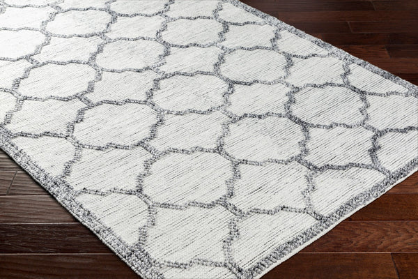 Surya Napoli Handmade 2' X 3' Bohemian Rug | Eco-friendly, Cozy & Unique Global Style For Your Home Decor Ivory Recycled Pet Yarn Npo2307-23