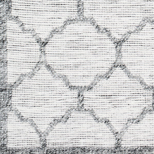 Napoli NPO-2307 9' x 12' Handmade Rug NPO2307-912  Ivory, Light Slate, Black Surya