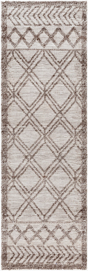 Surya Napoli Handmade 2' X 3' Bohemian Rug | Eco-friendly, Cozy & Unique Global Style For Your Home Decor Beige Recycled Pet Yarn Npo2308-268