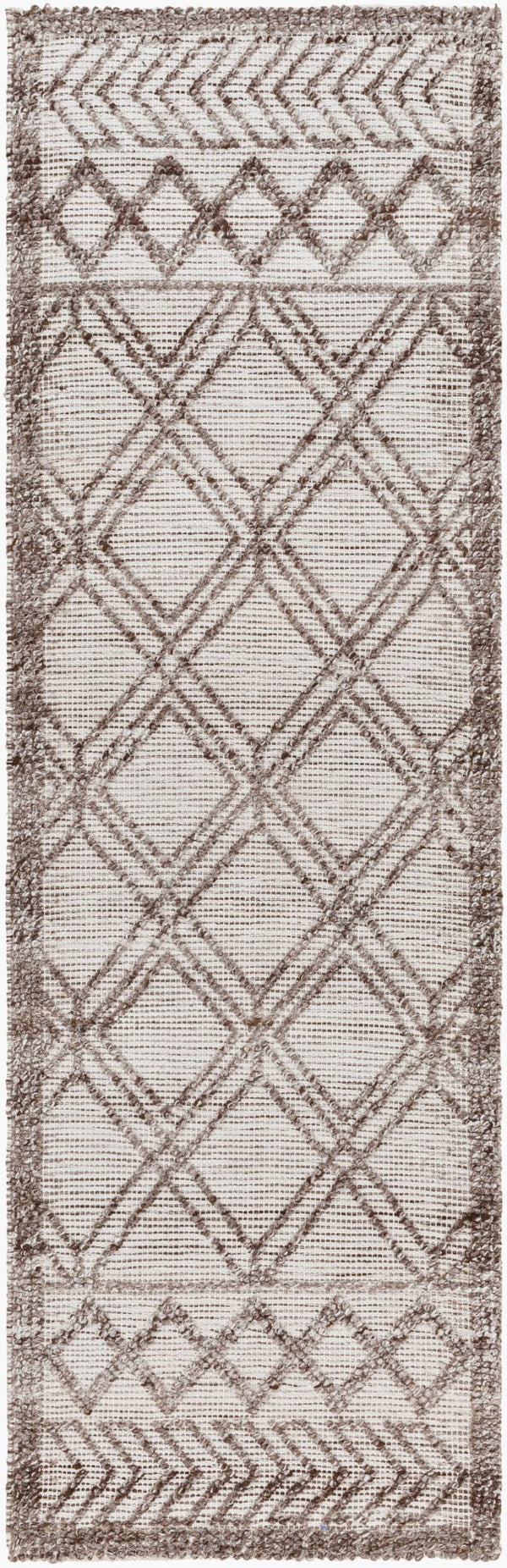 Surya Napoli Handmade 2' X 3' Bohemian Rug | Eco-friendly, Cozy & Unique Global Style For Your Home Decor Beige Recycled Pet Yarn Npo2308-268