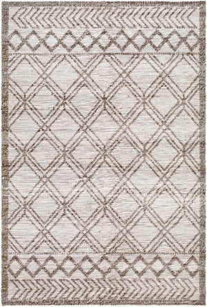 Surya Napoli Handmade 2' X 3' Bohemian Rug | Eco-friendly, Cozy & Unique Global Style For Your Home Decor Beige Recycled Pet Yarn Npo2308-576
