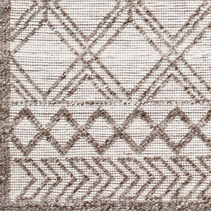 Surya Napoli Handmade 2' X 3' Bohemian Rug | Eco-friendly, Cozy & Unique Global Style For Your Home Decor Beige Recycled Pet Yarn Npo2308-268