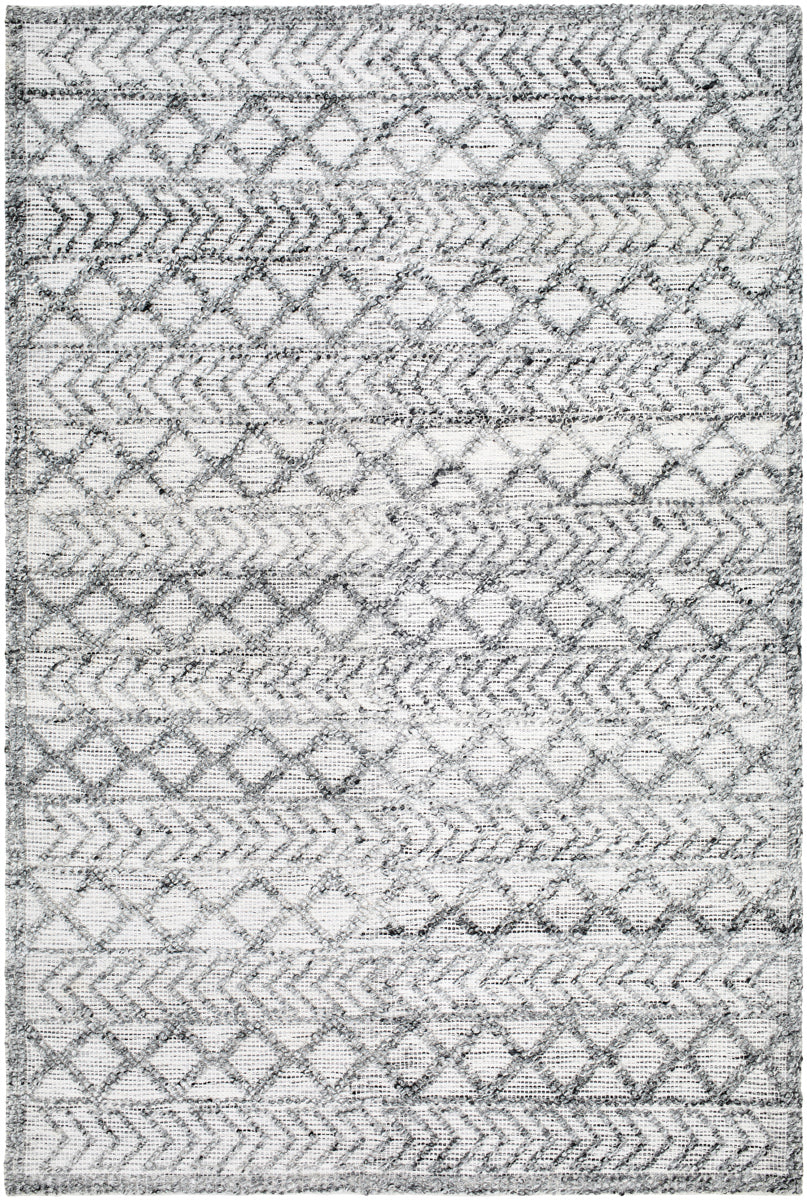 Napoli NPO-2311 9' x 12' Handmade Rug NPO2311-912  Light Gray, Light Slate, White, Black Surya