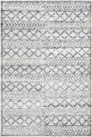 Napoli NPO-2311 9' x 12' Handmade Rug NPO2311-912  Light Gray, Light Slate, White, Black Surya